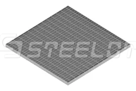 РЕШЕТЧАТЫЙ НАСТИЛ SP 34Х76/40Х3 ZN 1000Х1000 ММ