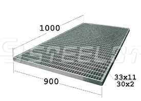Прессованный настил 1000х900х30х2