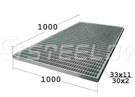 Прессованный настил 1000х1000х30х2