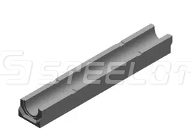 Лоток водоотводный бетонный SteePlus M DN100 H110