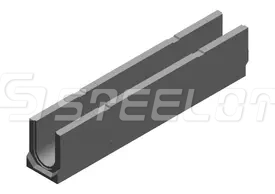 Лоток водоотводный бетонный SteePlus M DN100 H220