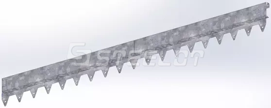 Разделитель-бордюр T-образный 1200-130-21,6-2
