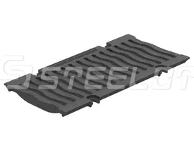 Решетка чугунная волна SteePro M DN200, кл. D400
