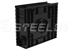 Пескоуловитель пластиковый SteeStart DN100 H426 высокий борт