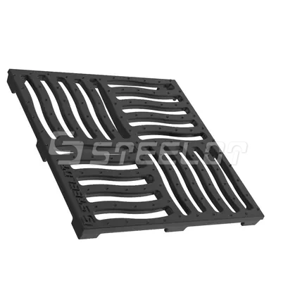 Решетка чугунная SteeStart щелевая 300х300, кл. С250
