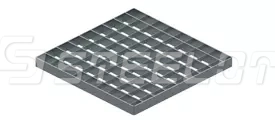 Решетка стальная ячеистая SteeStart 300х300, кл. В125