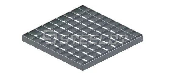 Решетка стальная ячеистая SteeStart 300х300, кл. В125