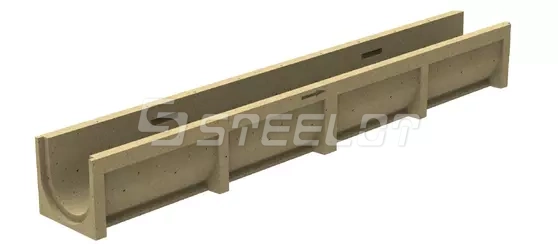 Лоток водоотводный полимербетонный SteeStart DN100 H125