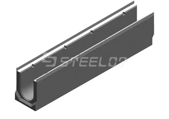 Лоток водоотводный бетонный SteePro DN110 H230, кл. E600