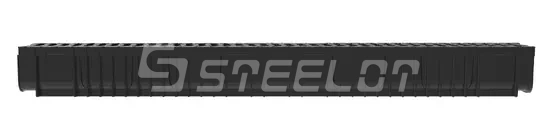 Лоток пластиковый SteePlain DN100 H100 в комплекте с пластиковой решеткой кл. А15