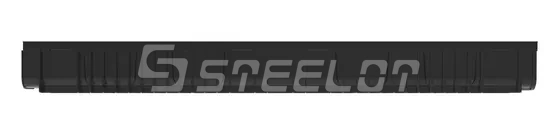 Лоток пластиковый SteePlain DN100 H100 в комплекте с пластиковой решеткой кл. А15