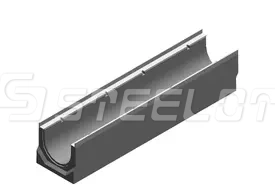 Бетонные водоотводные лотки SteePro DN160 с вертикальным выпуском