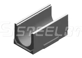 Бетонные водоотводные лотки SteePro DN400 с уклоном 0,5%