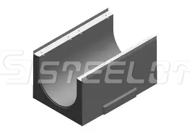 Бетонные водоотводные лотки SteePro DN500 с вертикальным выпуском