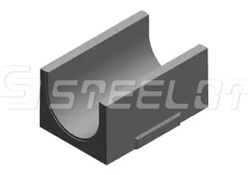 Бетонные водоотводные лотки SteePlusPro DN500 без уклона