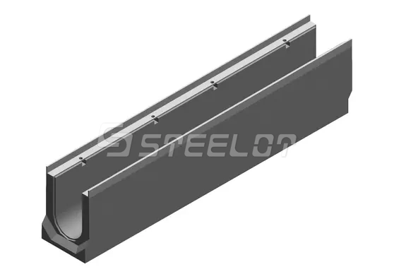 Лоток водоотводный бетонный SteePro DN100 H230, кл. E600