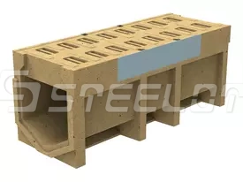 Моноблок полимербетонный ревизионный с полимербетонной решеткой SteeBlock DN300 H460, кл. Е600