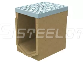 Моноблок полимербетонный ревизионный SteeBlock DN300 H410, кл. F900