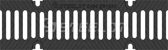 Решетка чугунная щелевая SteePro DN100, кл. D400